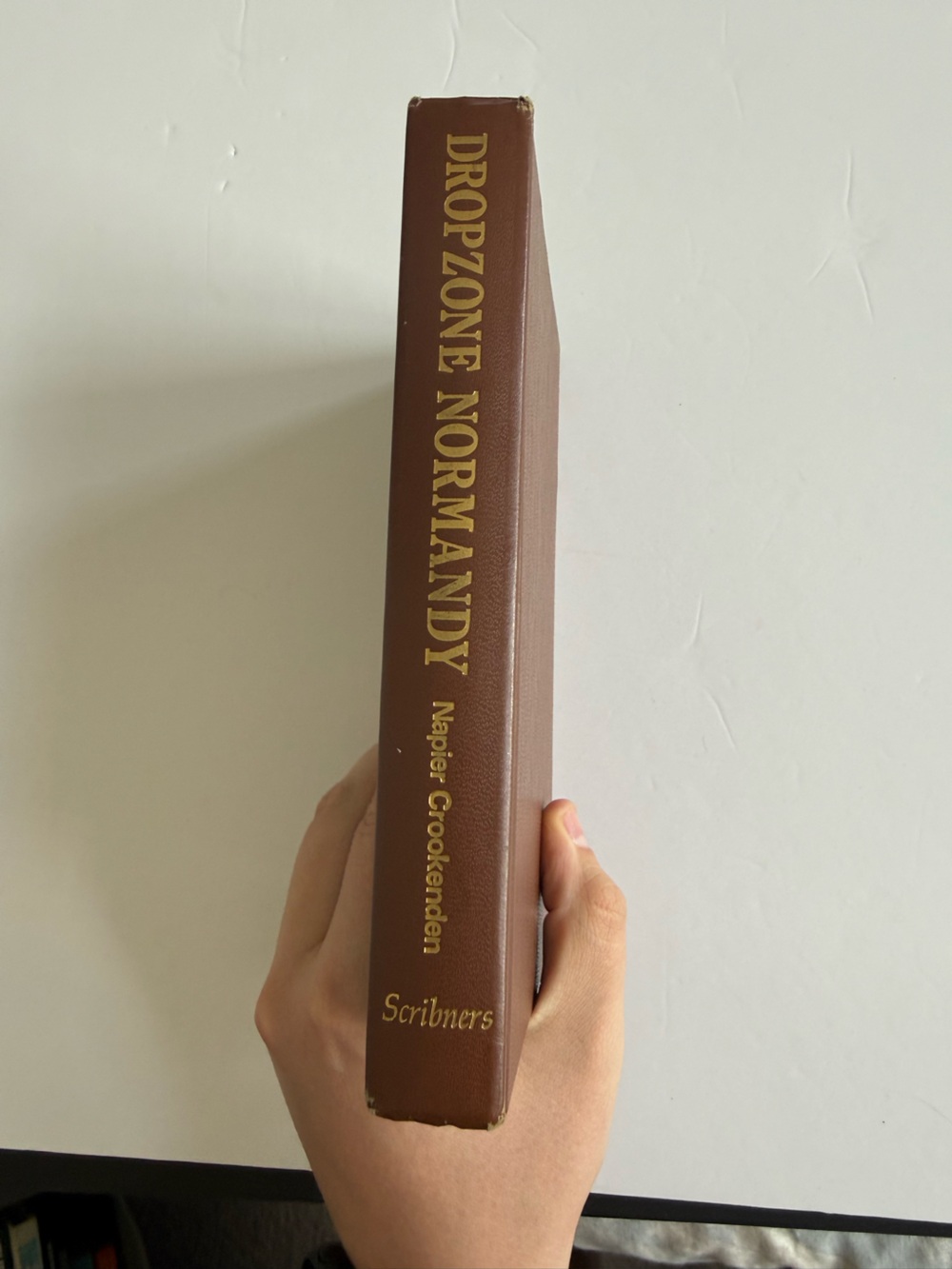 Dropzone Normandy Hardcover Book with Gold Lettering